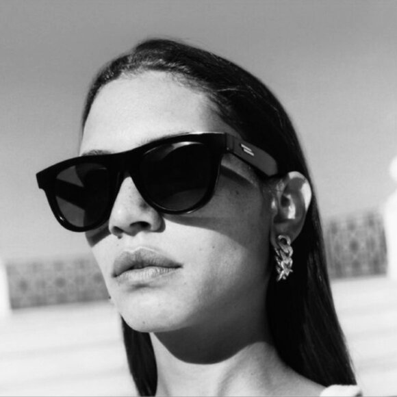 Bottega Veneta BV1001S 002 Sunglasses Havana Square Frame, Brown Lenses - Picture 2 of 11